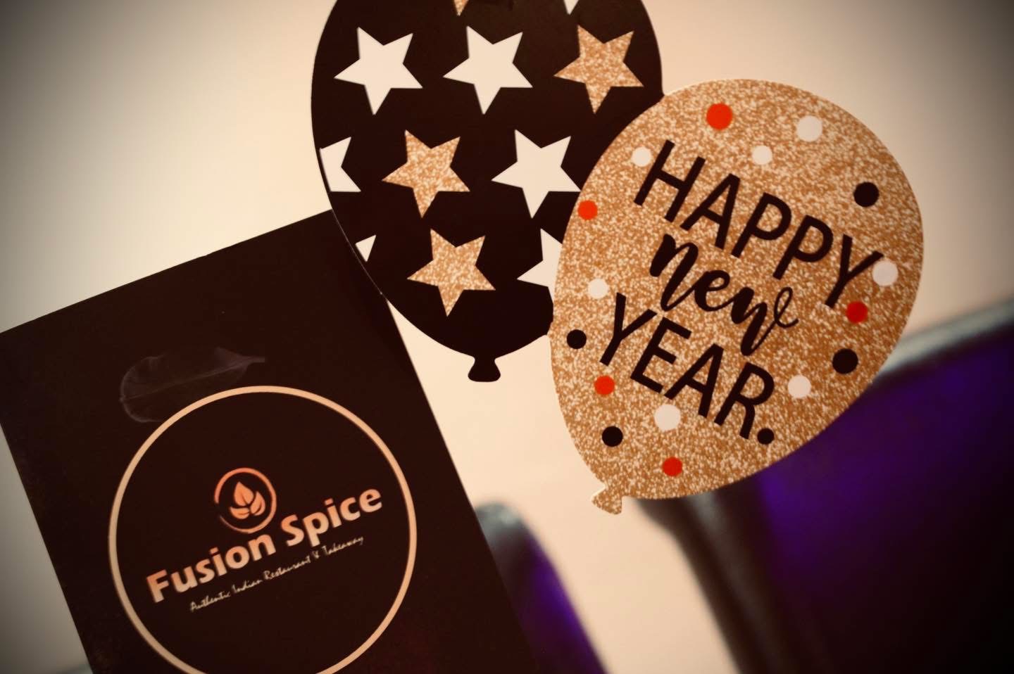 Festive decorations at Fusion Spice Moortown